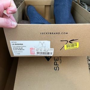 Lucky Brand booties good condition hardly used.